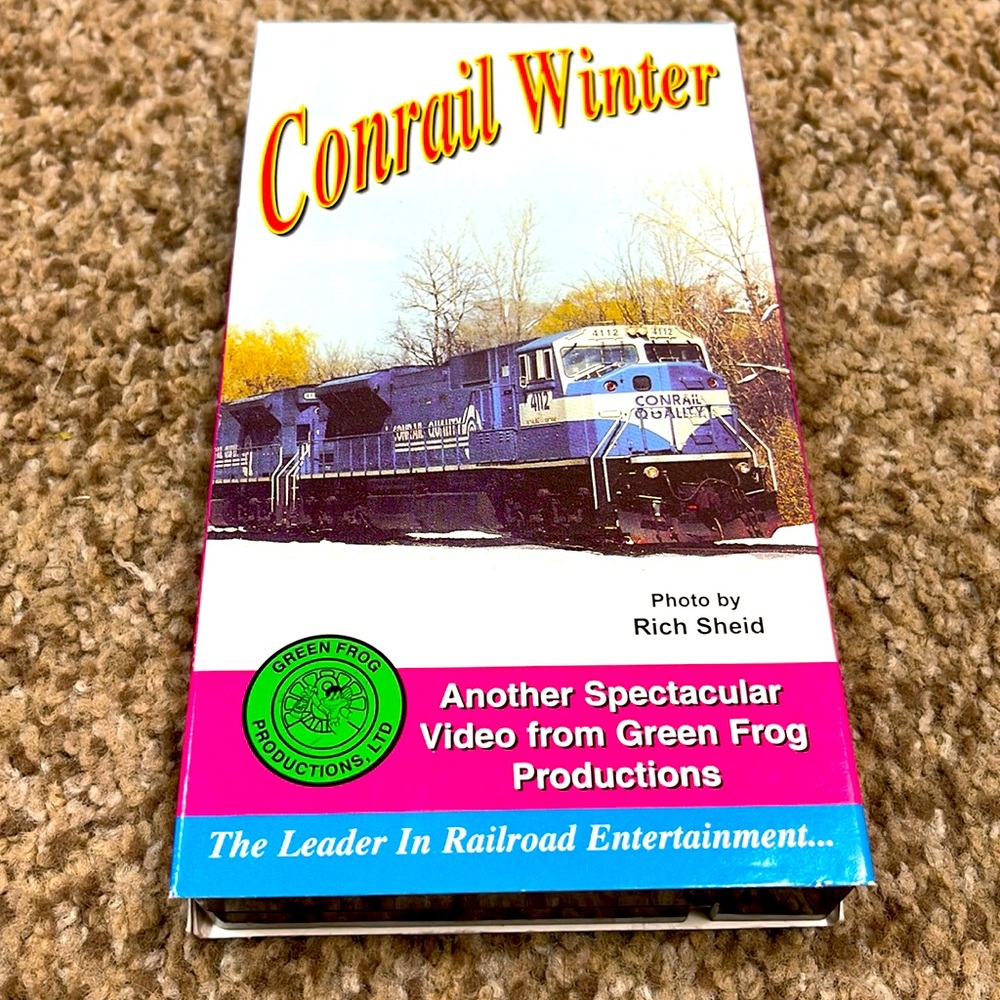Conrail winter VHS 2000 videotape